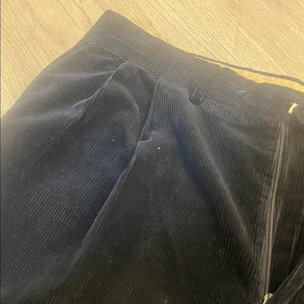 Santorelli - Men's navy corduroy pant